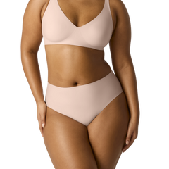 Women’s No Show Plunge Bralette + High Rise Brief Pack