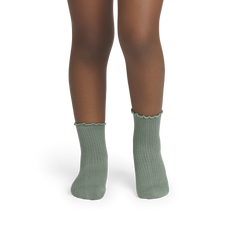 Junior Ruffle Rib Calf Sock 8-Pack
