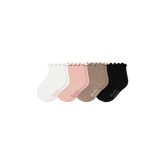 Baby Ruffle Rib Calf Sock 4-Pack (6-12 Months)
