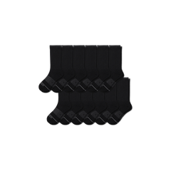 Women's Merino Wool Blend Calf Sock 12-Pack