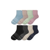 Women's Merino Wool Blend Quarter Sock 8-Pack