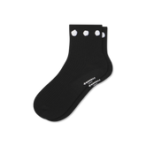 Women's Rosette True Rib Quarter Socks