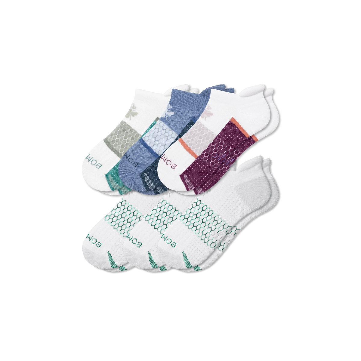 Women's Golf Ankle Sock 6-Pack